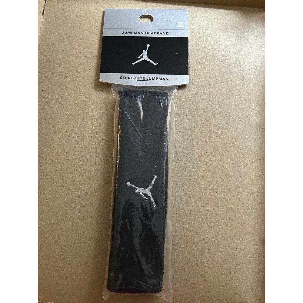 Vintage Nike Jumpman Michael Jordan Headband Black New